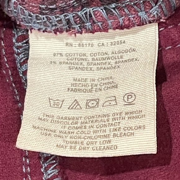 Anthropologie Pilcro and the Letterpress Corduroy STET pants size 26 - Picture 2 of 4